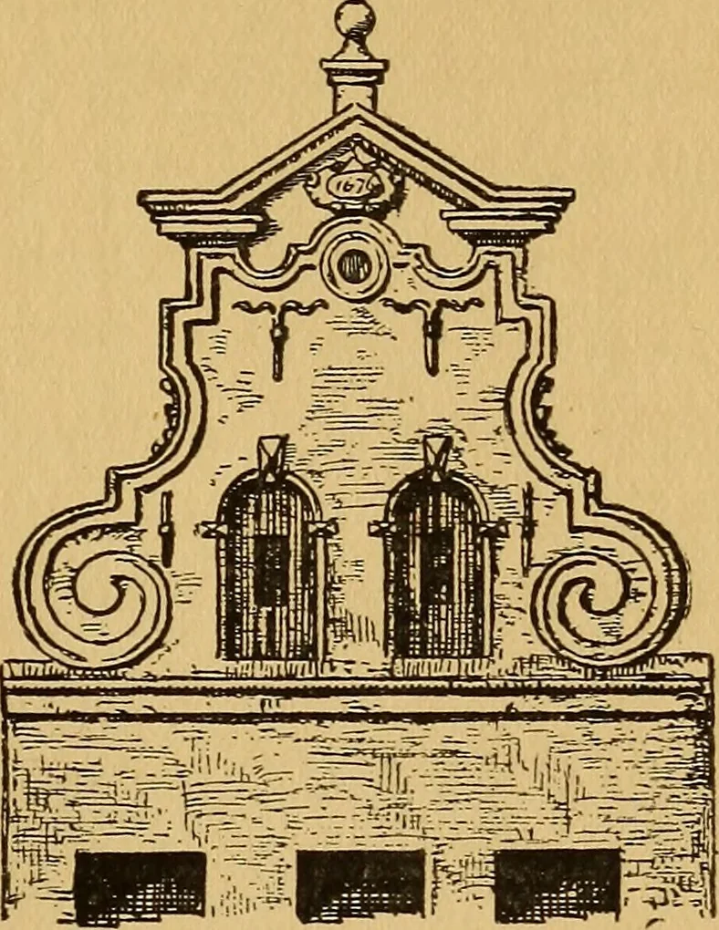 An illustration from Édifices anciens : fragments et détails, Anvers, 1907, leaf 106