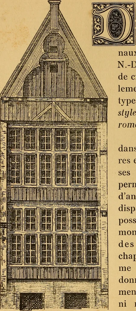 An illustration from Édifices anciens : fragments et détails, Anvers, 1907, leaf 15