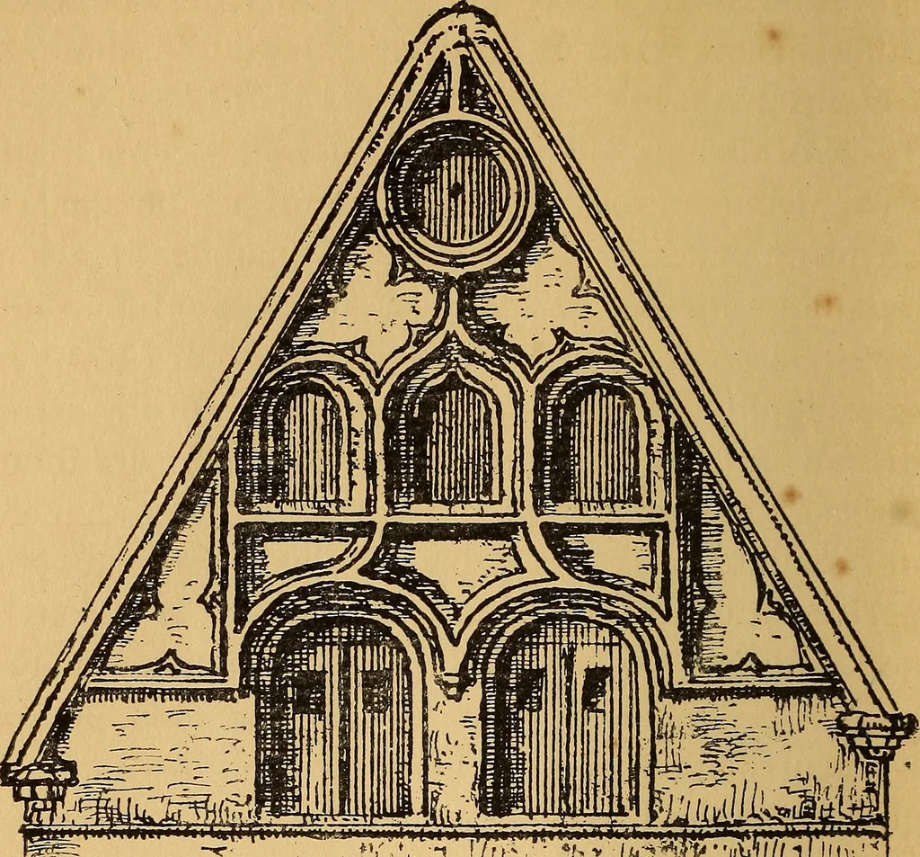 An illustration from Édifices anciens : fragments et détails, Anvers, 1907, leaf 25