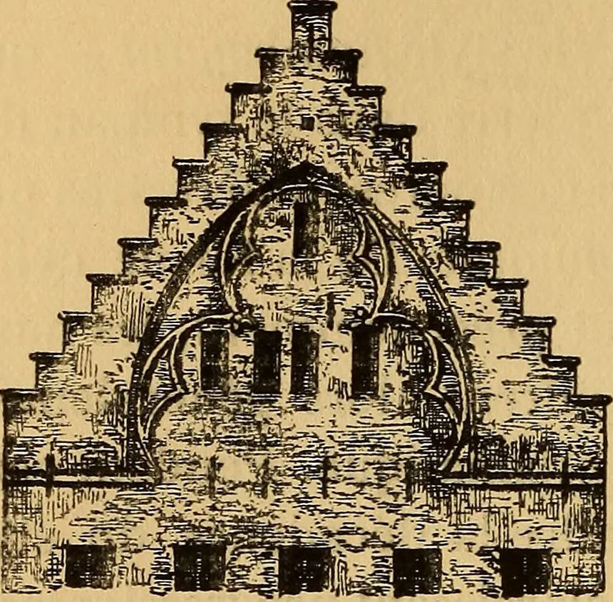 An illustration from Édifices anciens : fragments et détails, Anvers, 1907, leaf 27