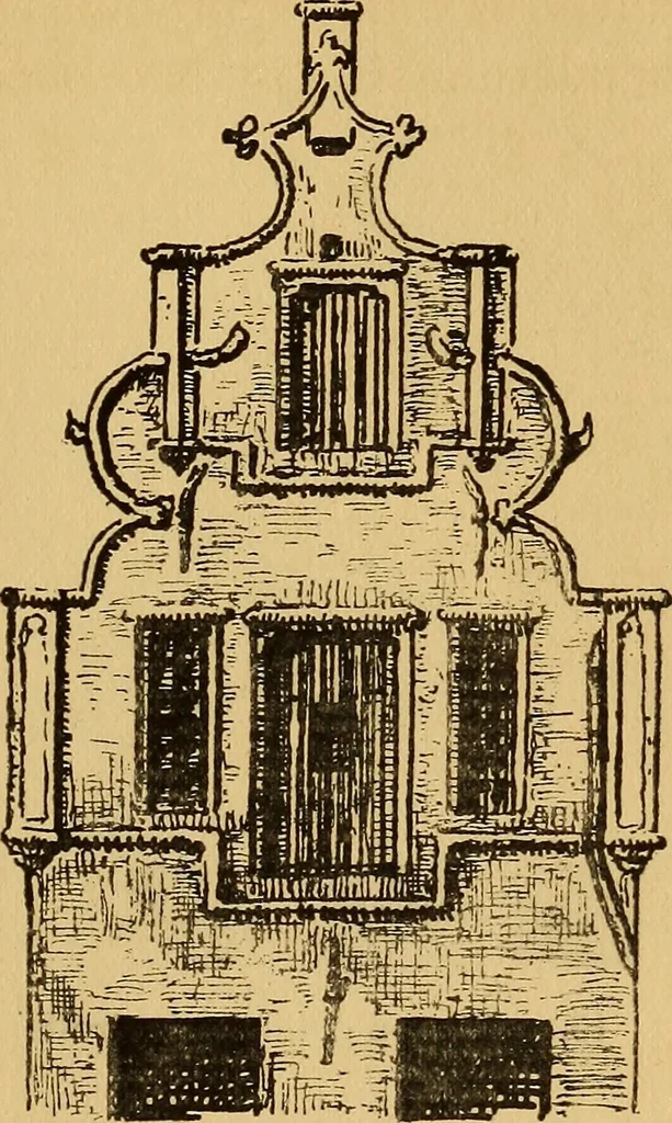 An illustration from Édifices anciens : fragments et détails, Anvers, 1907, leaf 28