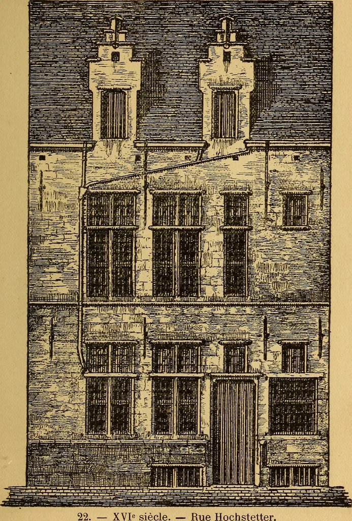 An illustration from Édifices anciens : fragments et détails, Anvers, 1907, leaf 40