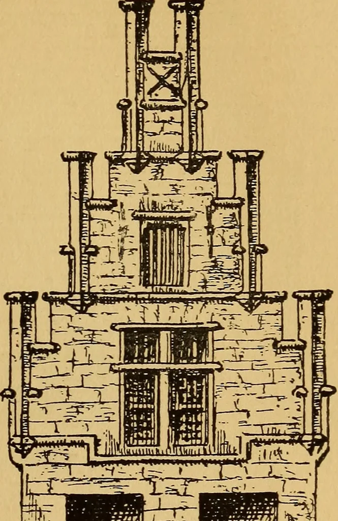 An illustration from Édifices anciens : fragments et détails, Anvers, 1907, leaf 42