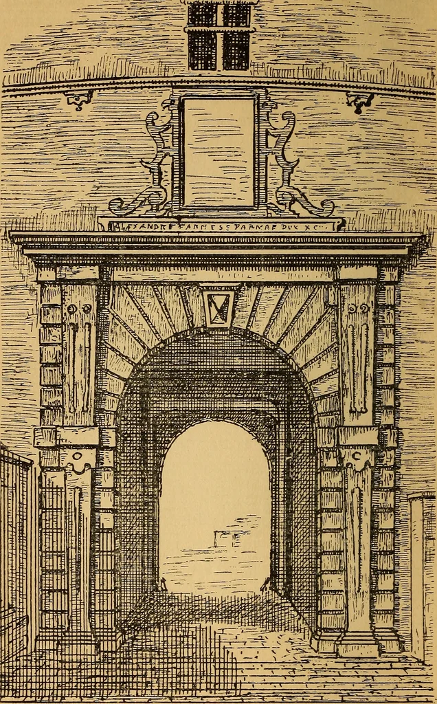 An illustration from Édifices anciens : fragments et détails, Anvers, 1907, leaf 49