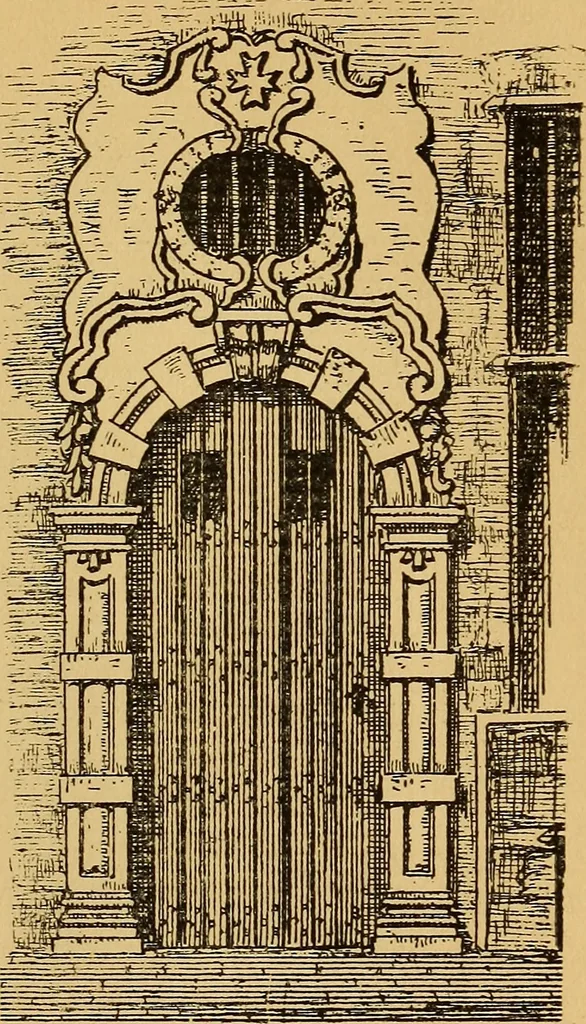 An illustration from Édifices anciens : fragments et détails, Anvers, 1907, leaf 54