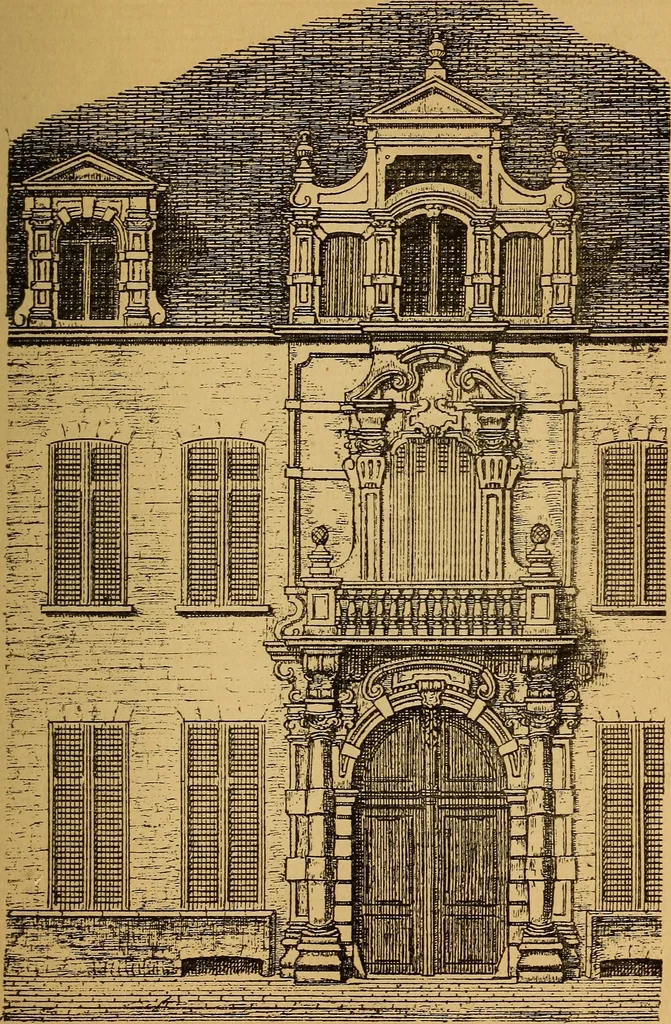 An illustration from Édifices anciens : fragments et détails, Anvers, 1907, leaf 60