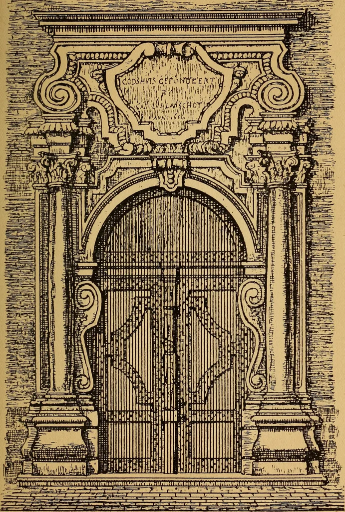 An illustration from Édifices anciens : fragments et détails, Anvers, 1907, leaf 62