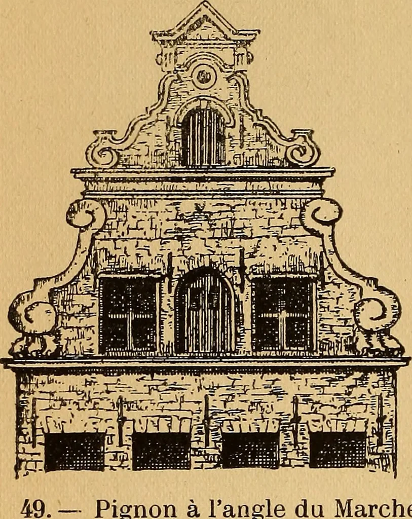 An illustration from Édifices anciens : fragments et détails, Anvers, 1907, leaf 69