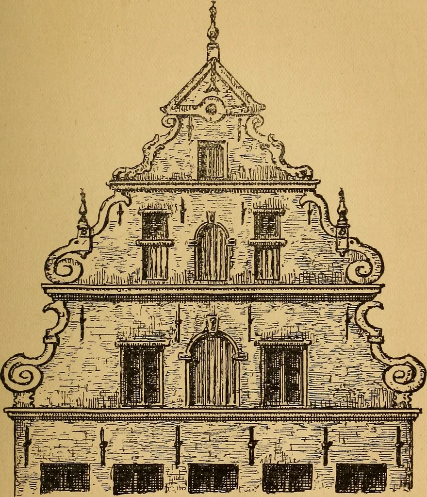 An illustration from Édifices anciens : fragments et détails, Anvers, 1907, leaf 70