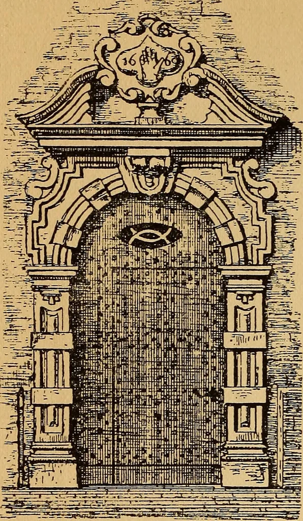 An illustration from Édifices anciens : fragments et détails, Anvers, 1907, leaf 75