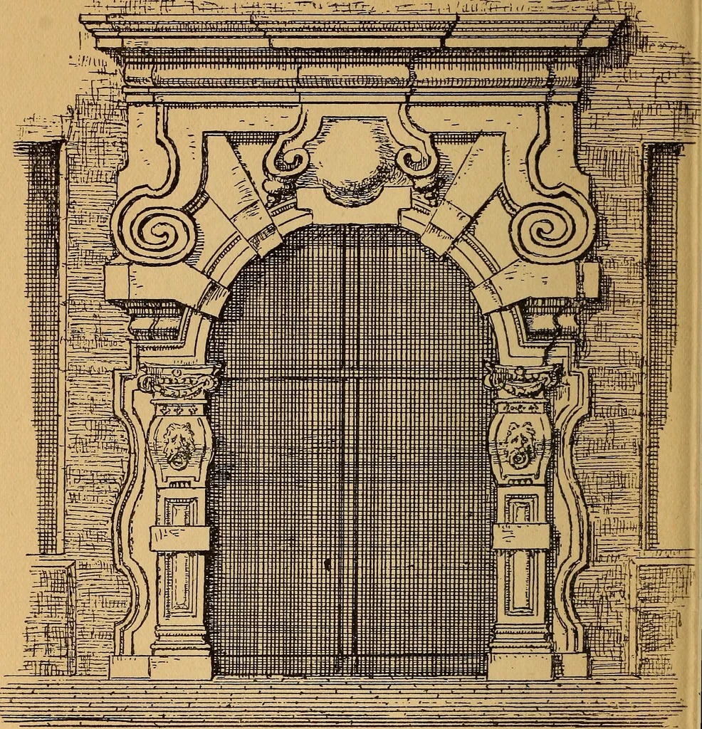 An illustration from Édifices anciens : fragments et détails, Anvers, 1907, leaf 79