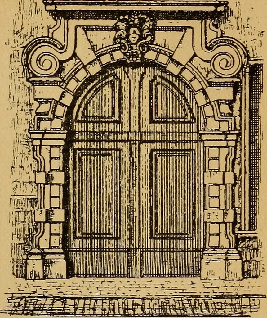 An illustration from Édifices anciens : fragments et détails, Anvers, 1907, leaf 80