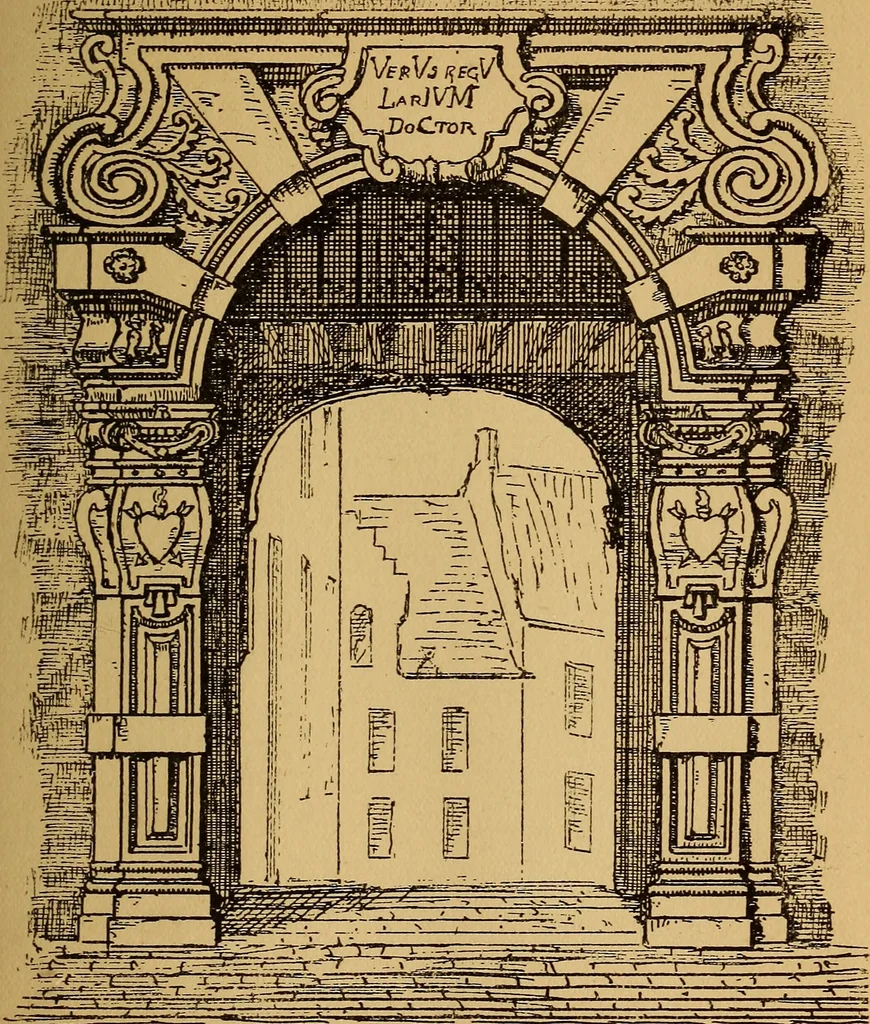 An illustration from Édifices anciens : fragments et détails, Anvers, 1907, leaf 84