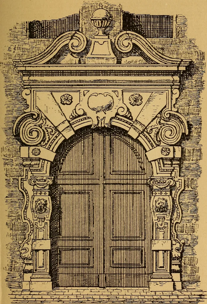 An illustration from Édifices anciens : fragments et détails, Anvers, 1907, leaf 86