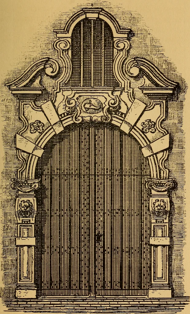 An illustration from Édifices anciens : fragments et détails, Anvers, 1907, leaf 90