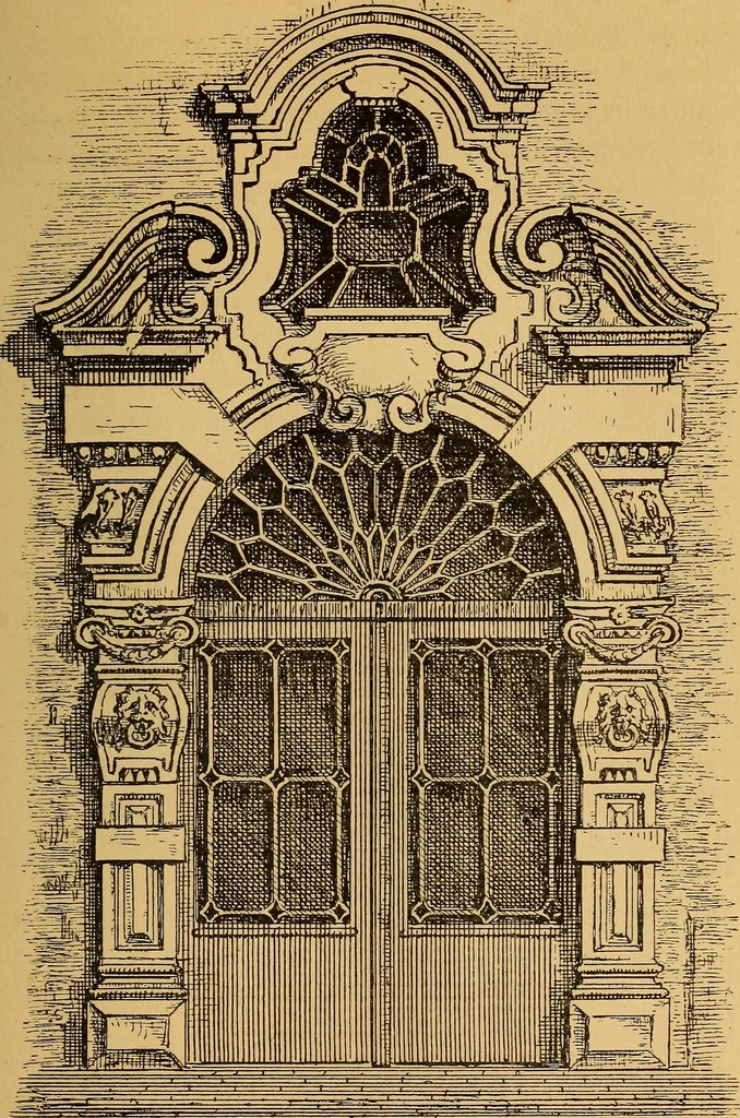 An illustration from Édifices anciens : fragments et détails, Anvers, 1907, leaf 92