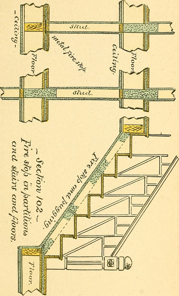 An illustration from Digest of the statutes relating to the inspection and constrution of buildings in the city of Boston, 1886, 1886, leaf 72