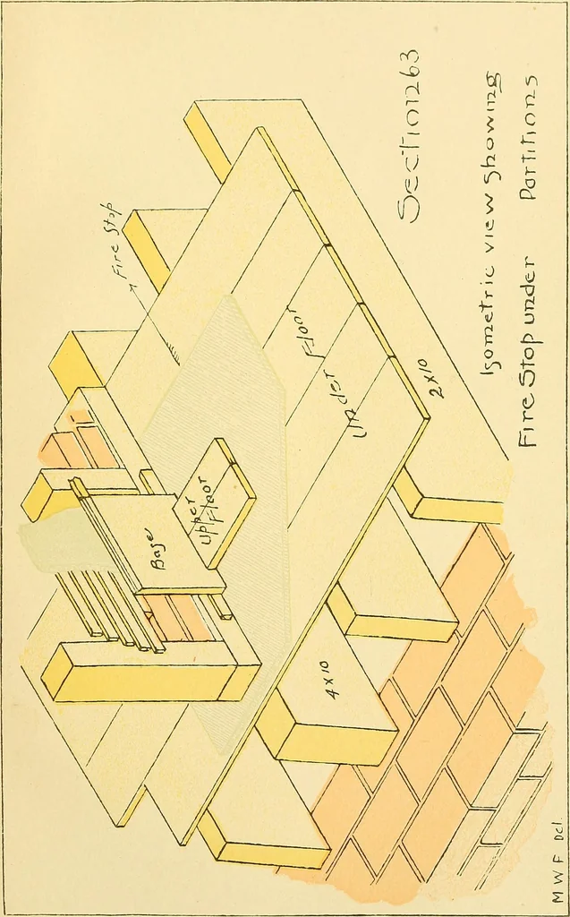 An illustration from Digest of the statutes and of the ordinances relating to the construction, maintenance and inspection of buildings in the city of Boston, 1901, 1901, leaf 231