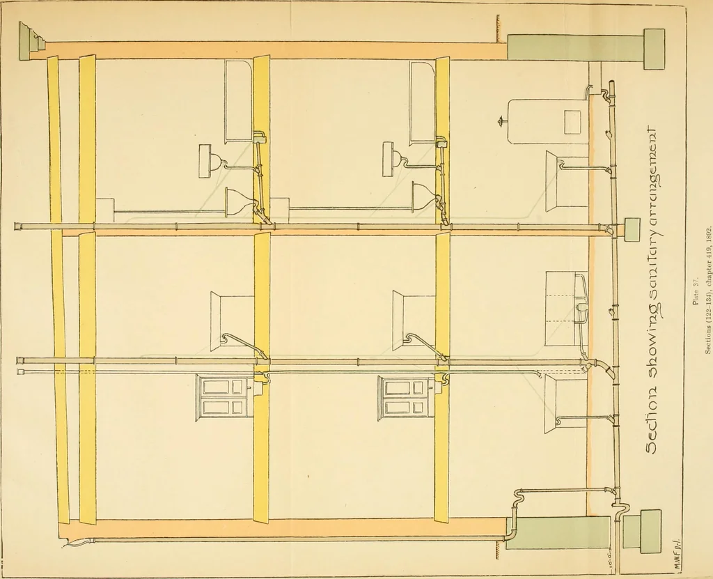 An illustration from Digest of the statutes and of the ordinances relating to the construction, maintenance and inspection of buildings in the city of Boston, 1901, 1901, leaf 239