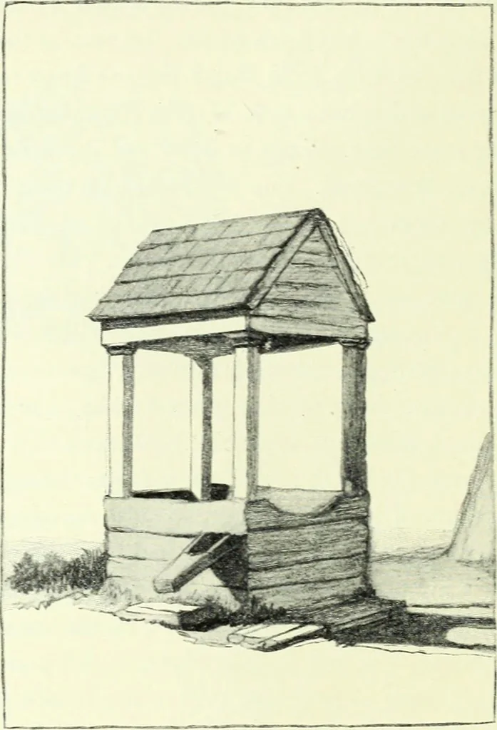 An illustration from The digressions of V., written for his own fun and that of his friends, 1910, leaf 104