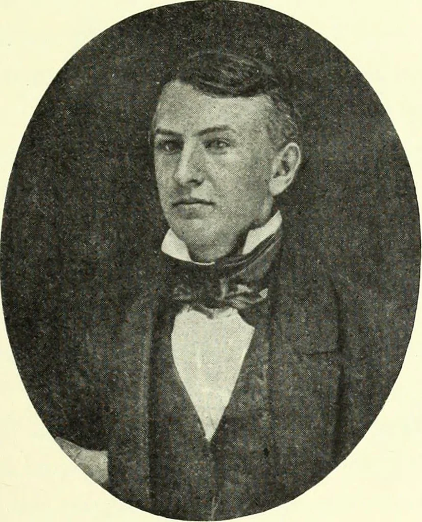 An illustration from The digressions of V., written for his own fun and that of his friends, 1910, leaf 123