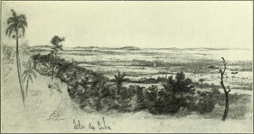 An illustration from The digressions of V., written for his own fun and that of his friends, 1910, leaf 137