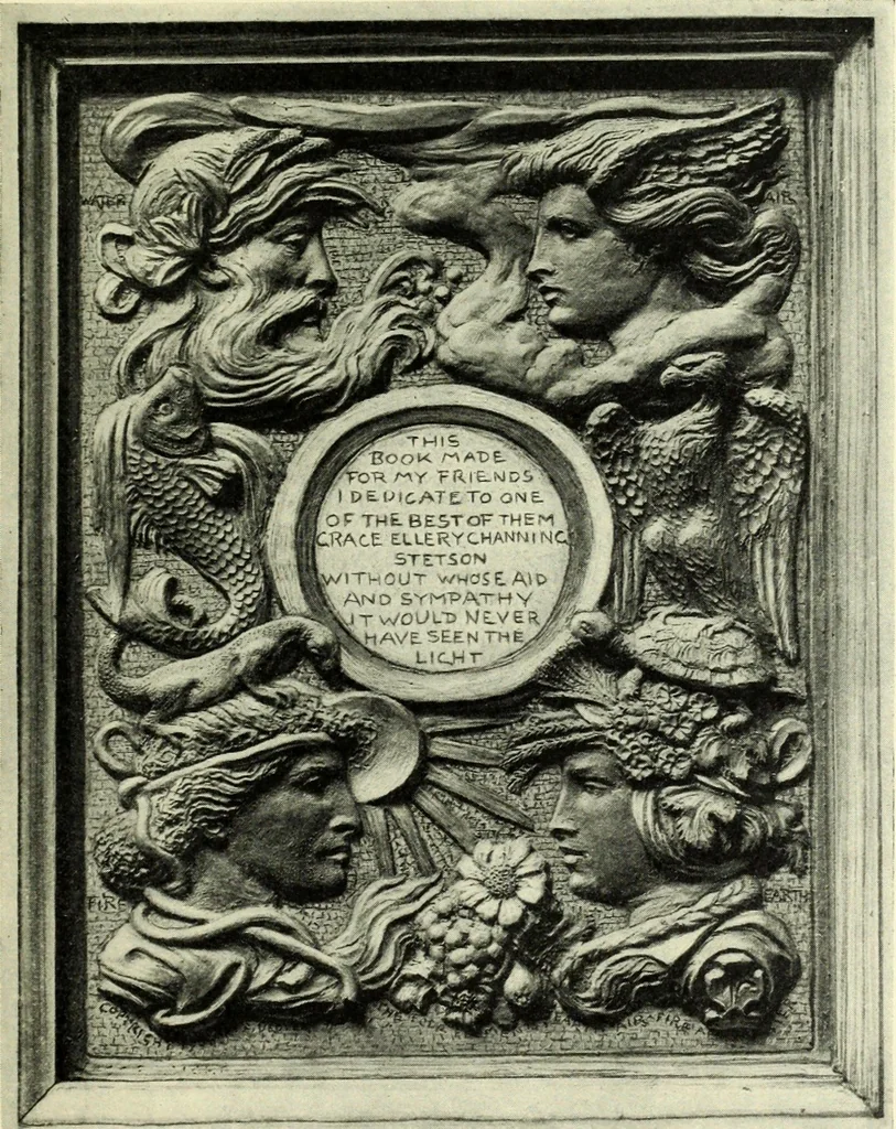 An illustration from The digressions of V., written for his own fun and that of his friends, 1910, leaf 15