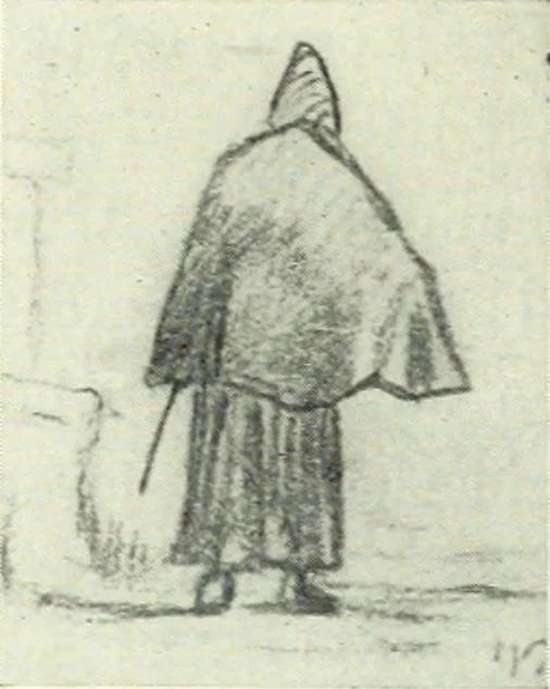 An illustration from The digressions of V., written for his own fun and that of his friends, 1910, leaf 204
