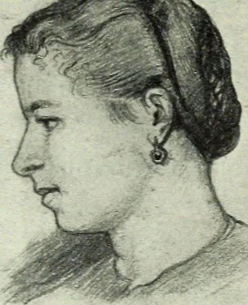 An illustration from The digressions of V., written for his own fun and that of his friends, 1910, leaf 210