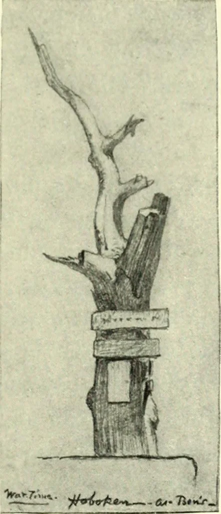 An illustration from The digressions of V., written for his own fun and that of his friends, 1910, leaf 247