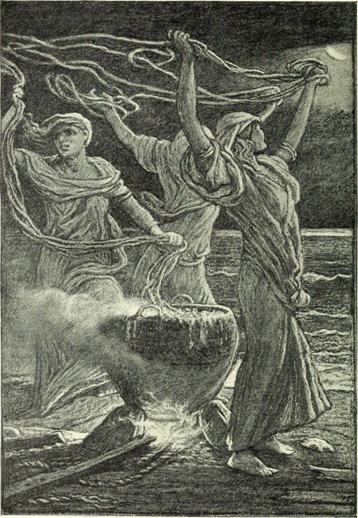 An illustration from The digressions of V., written for his own fun and that of his friends, 1910, leaf 290