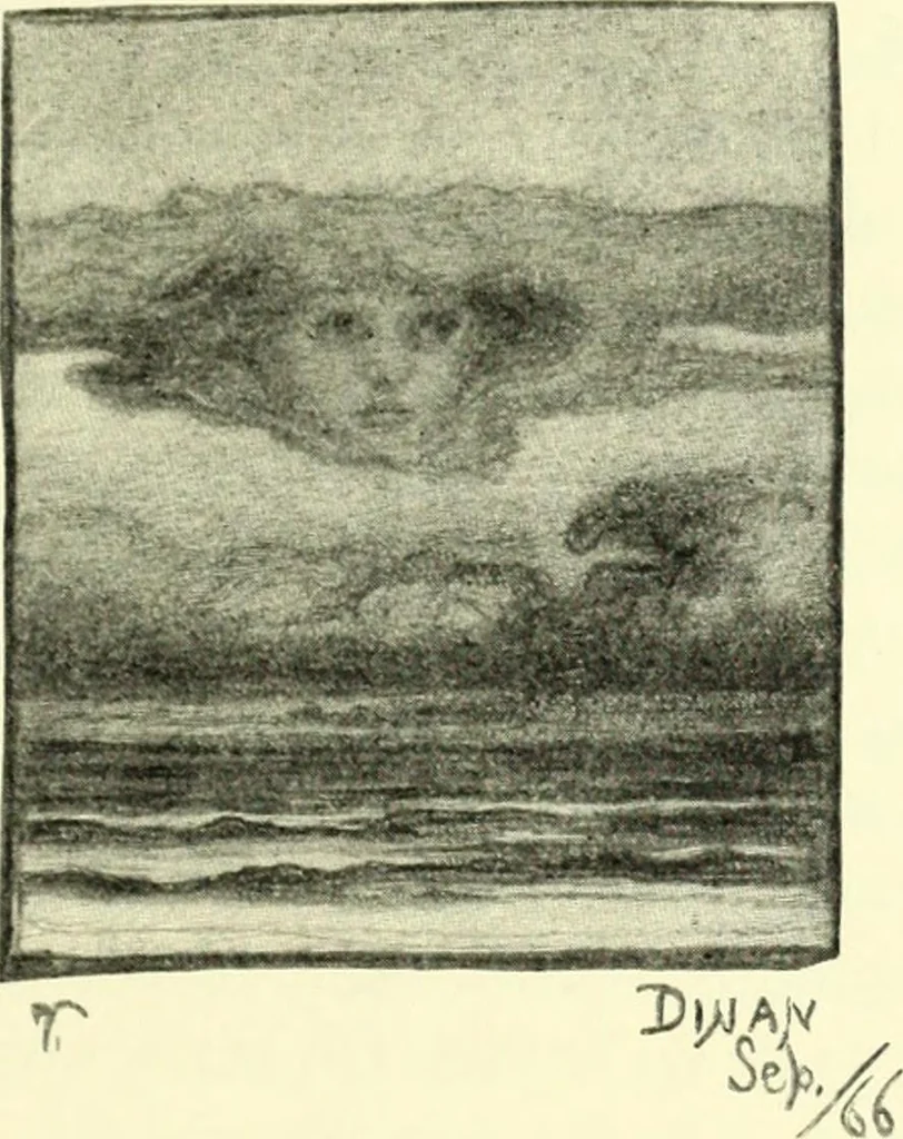 An illustration from The digressions of V., written for his own fun and that of his friends, 1910, leaf 327