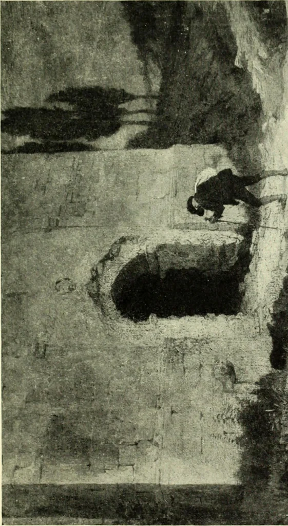 An illustration from The digressions of V., written for his own fun and that of his friends, 1910, leaf 339