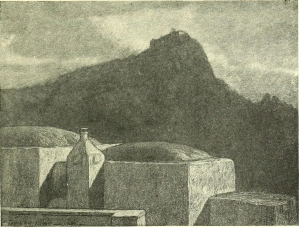 An illustration from The digressions of V., written for his own fun and that of his friends, 1910, leaf 413