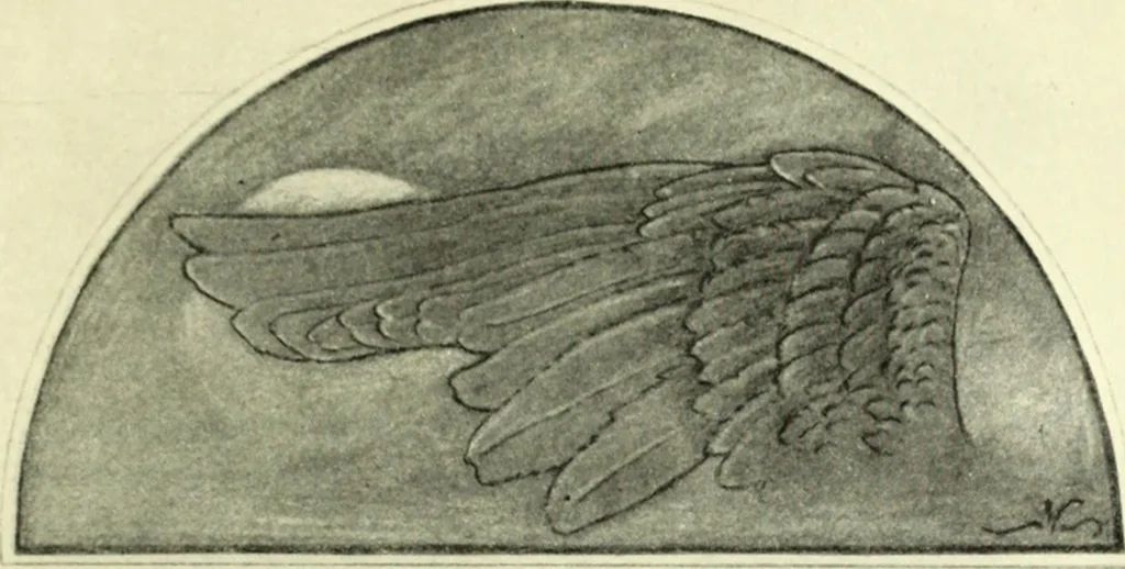 An illustration from The digressions of V., written for his own fun and that of his friends, 1910, leaf 423