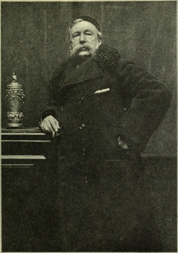 An illustration from The digressions of V., written for his own fun and that of his friends, 1910, leaf 427