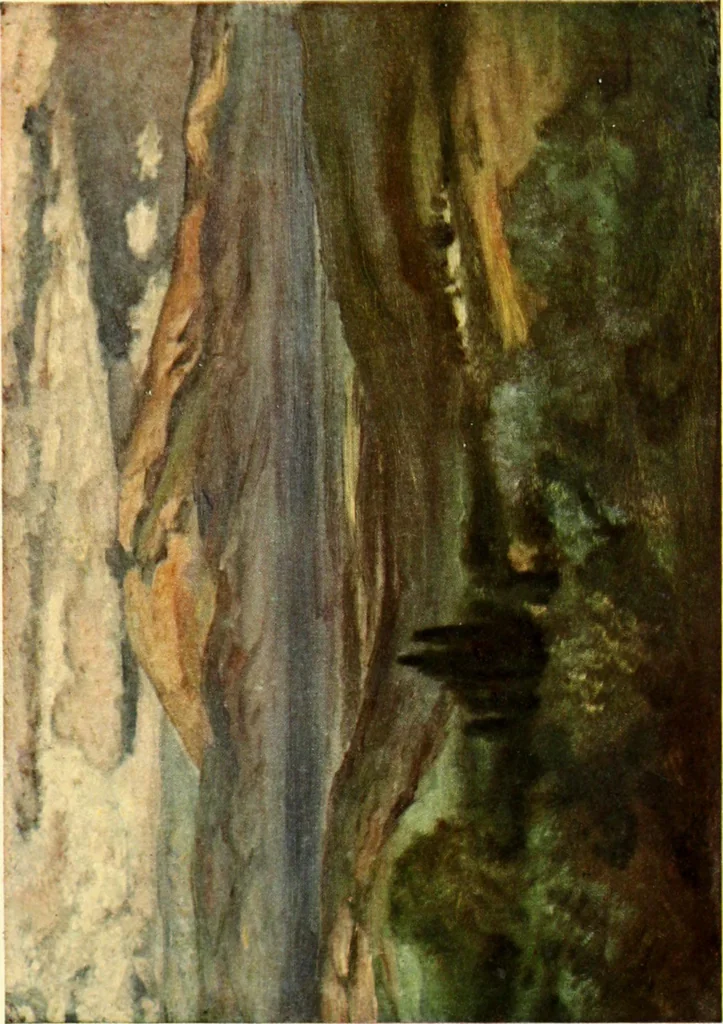 An illustration from The digressions of V., written for his own fun and that of his friends, 1910, leaf 457