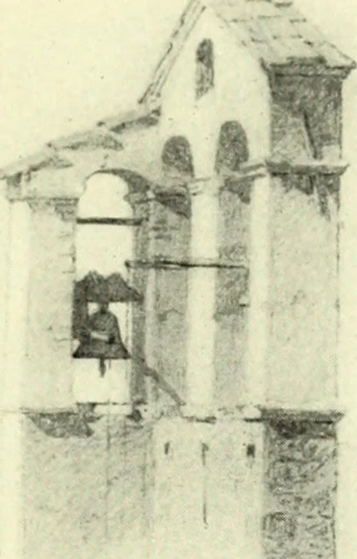 An illustration from The digressions of V., written for his own fun and that of his friends, 1910, leaf 465