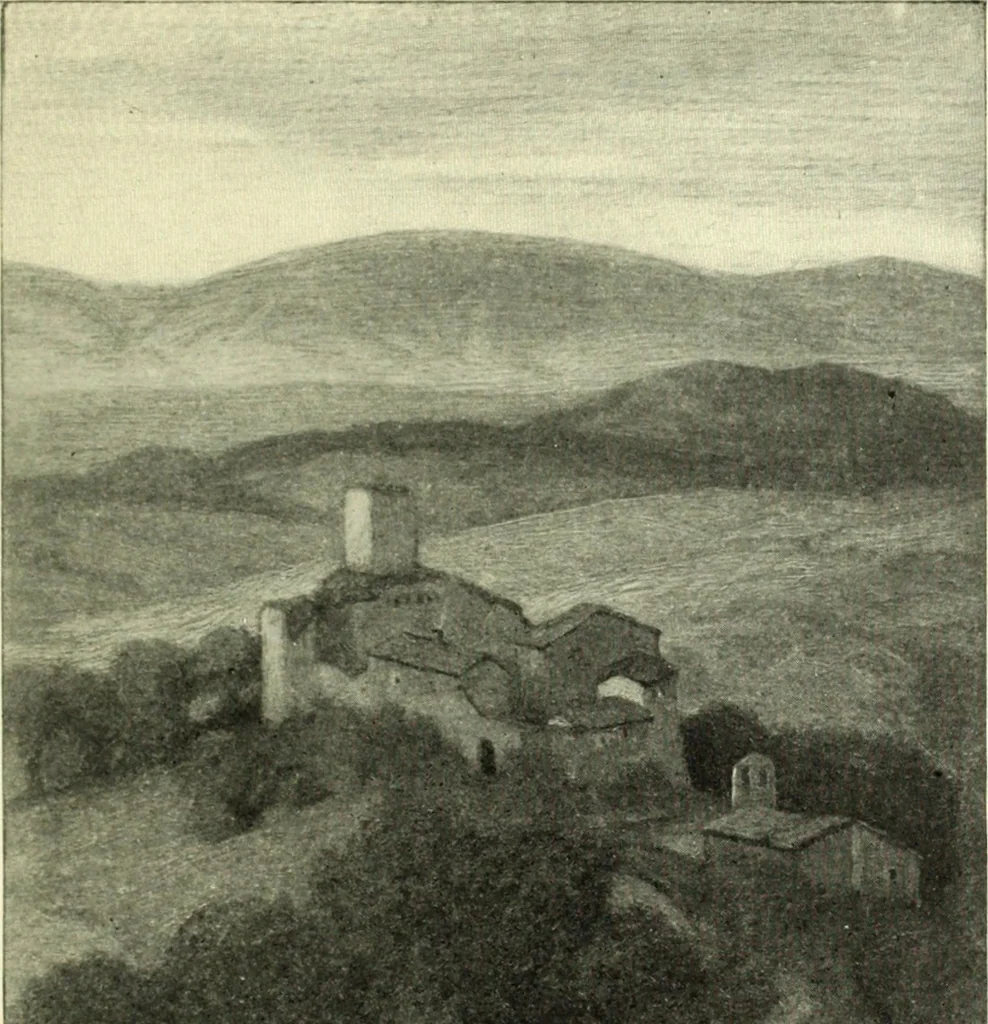 An illustration from The digressions of V., written for his own fun and that of his friends, 1910, leaf 471