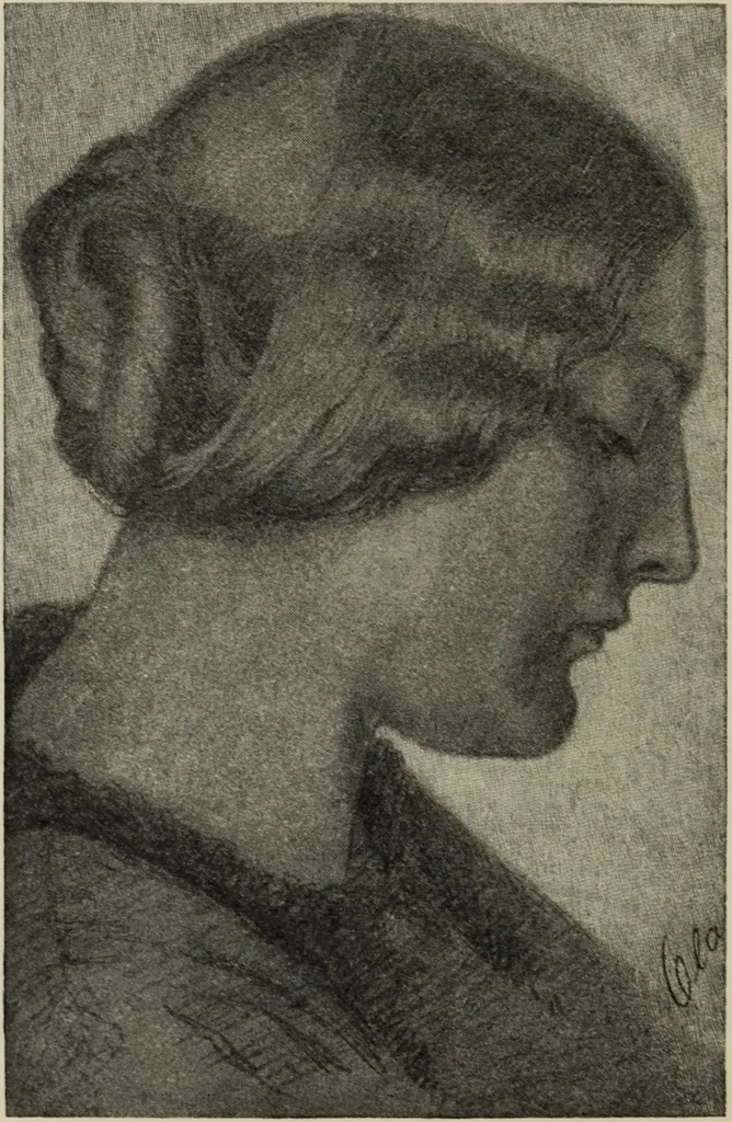 An illustration from The digressions of V. : written for his own fun and that of his friends, 1910, leaf 165