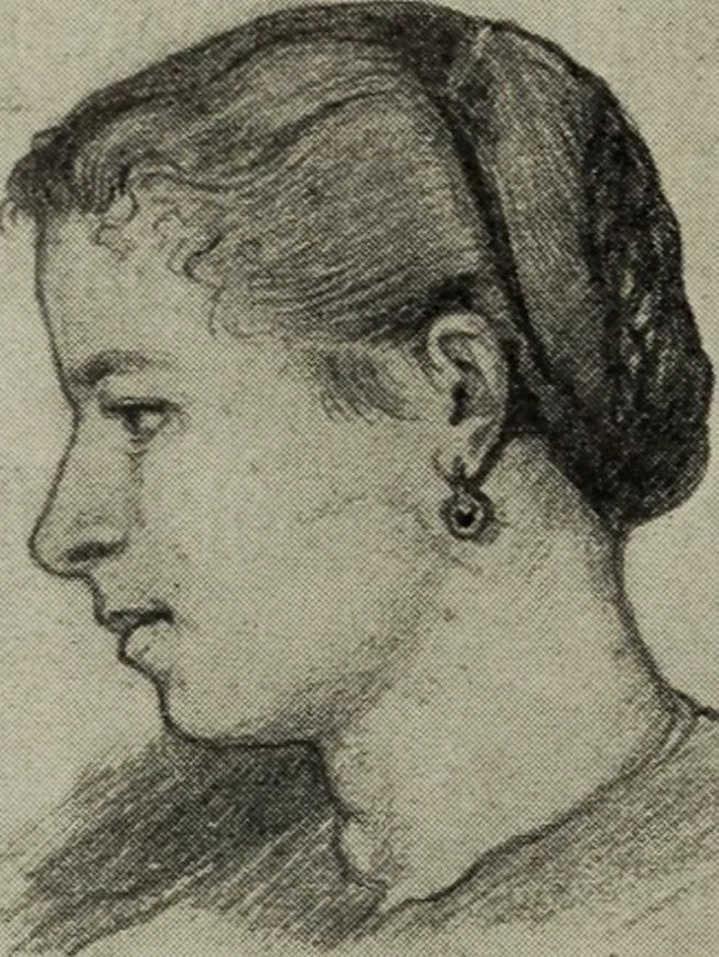 An illustration from The digressions of V. : written for his own fun and that of his friends, 1910, leaf 207