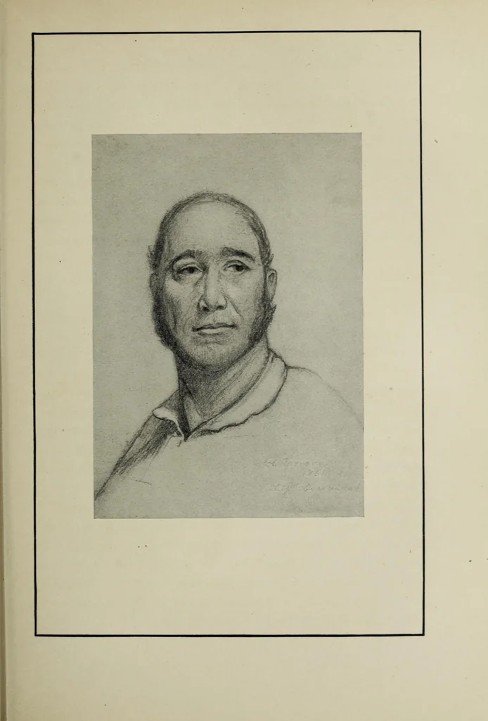 An illustration from The digressions of V. : written for his own fun and that of his friends, 1910, leaf 212
