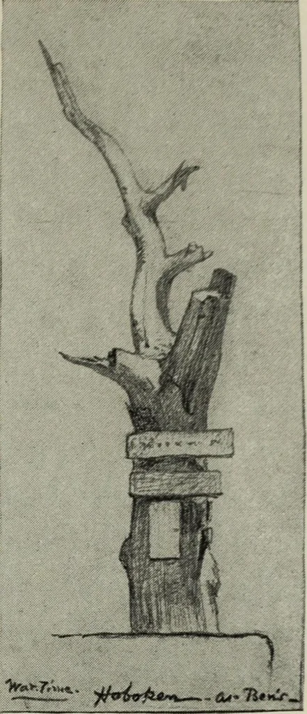 An illustration from The digressions of V. : written for his own fun and that of his friends, 1910, leaf 244