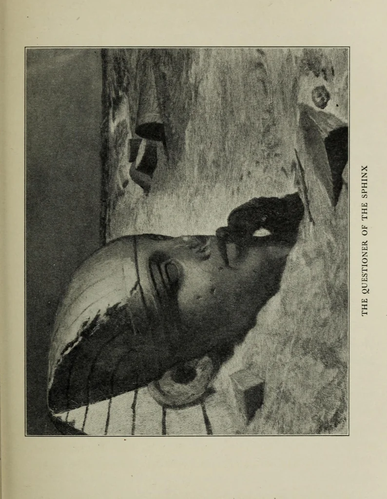 An illustration from The digressions of V. : written for his own fun and that of his friends, 1910, leaf 264