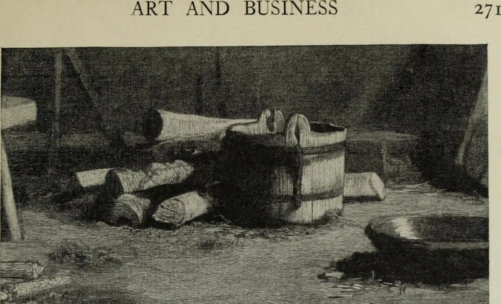 An illustration from The digressions of V. : written for his own fun and that of his friends, 1910, leaf 306