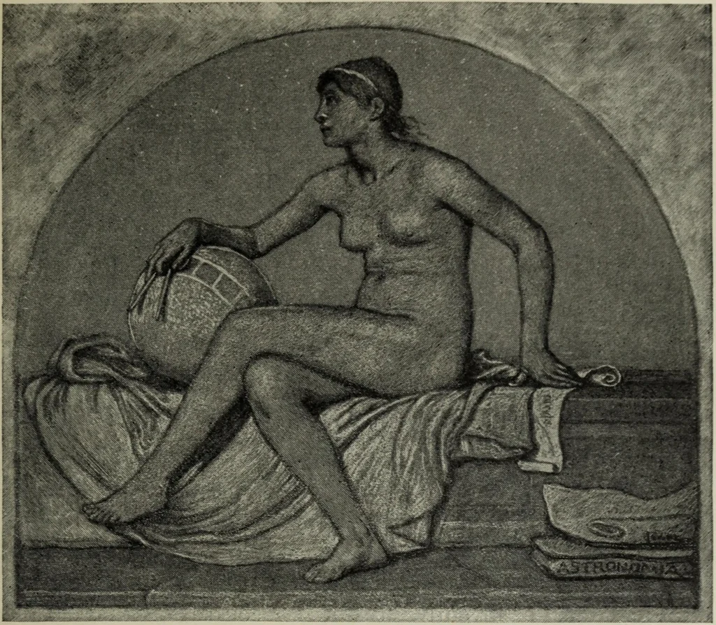 An illustration from The digressions of V. : written for his own fun and that of his friends, 1910, leaf 352