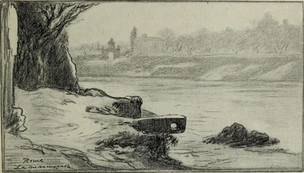 An illustration from The digressions of V. : written for his own fun and that of his friends, 1910, leaf 370