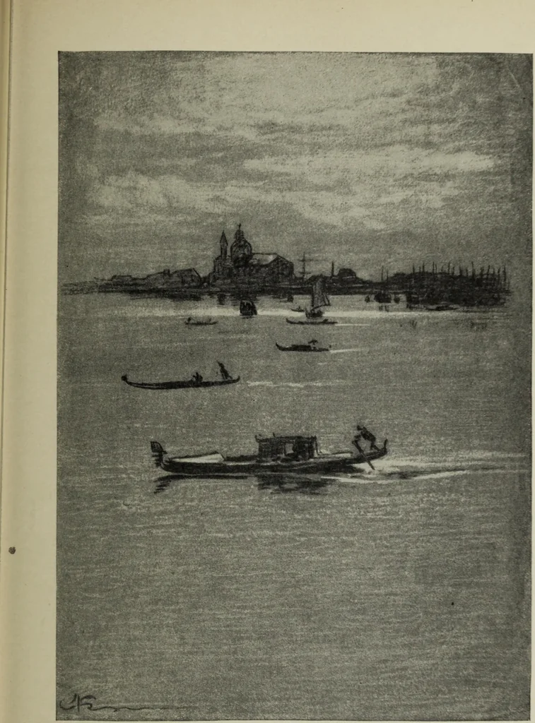 An illustration from The digressions of V. : written for his own fun and that of his friends, 1910, leaf 390
