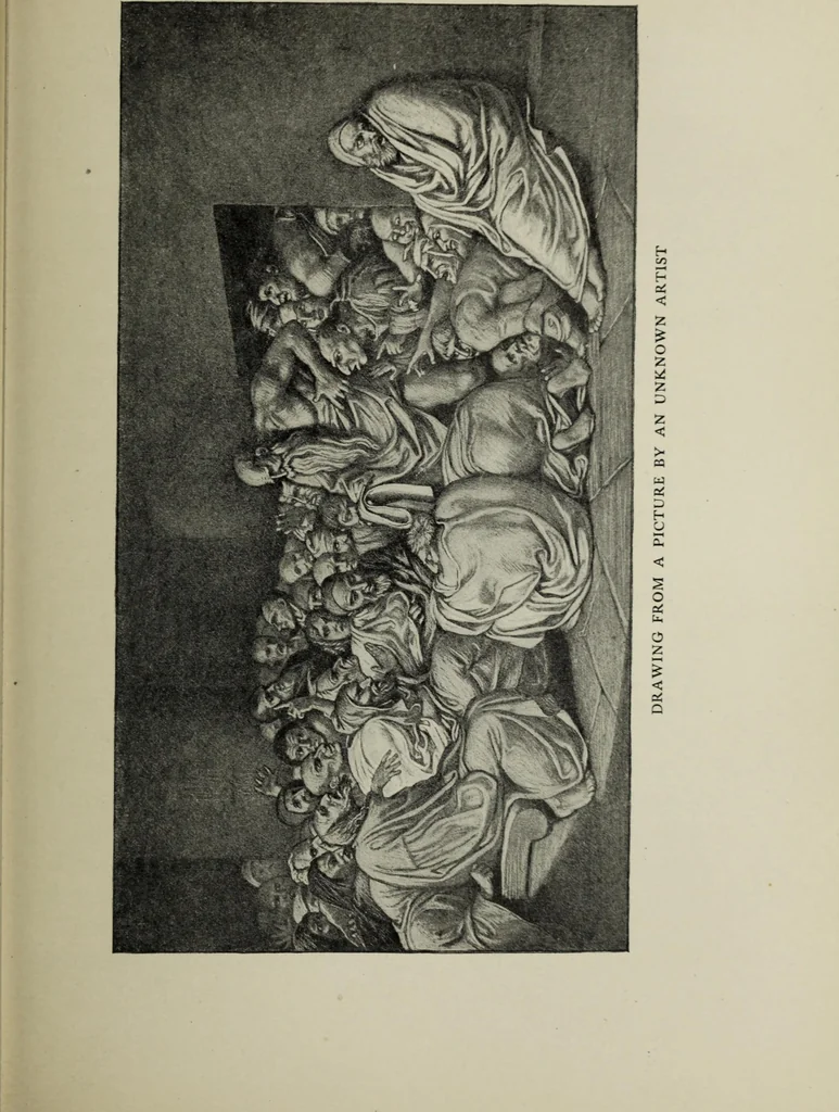 An illustration from The digressions of V. : written for his own fun and that of his friends, 1910, leaf 394