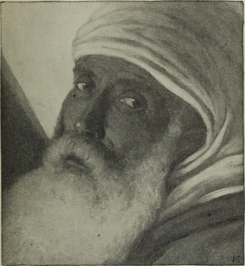 An illustration from The digressions of V. : written for his own fun and that of his friends, 1910, leaf 404